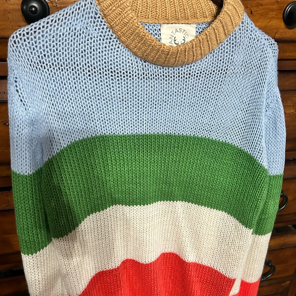 Fantastic Fawn Multicolor Striped Sweater